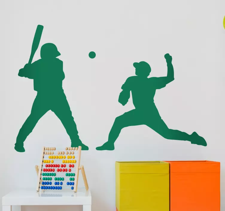 Baseball Wall Sticker - TenStickers