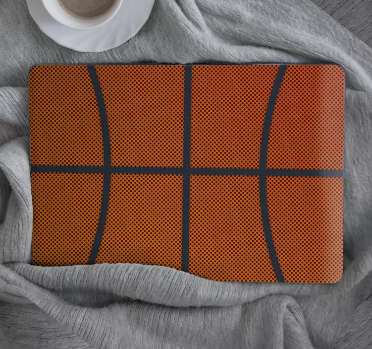 Basketball pattern design laptop skin - TenStickers