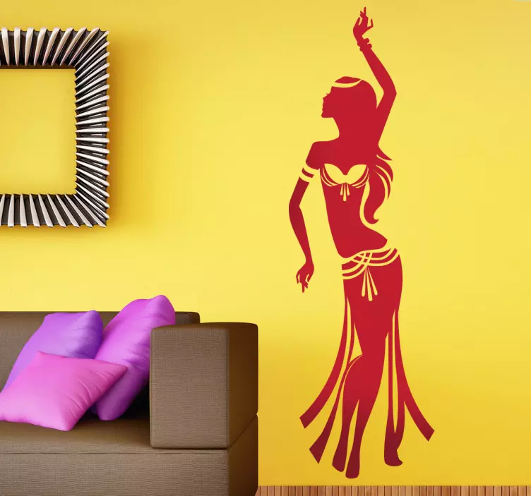 Belly Dancer Wall Sticker - TenStickers