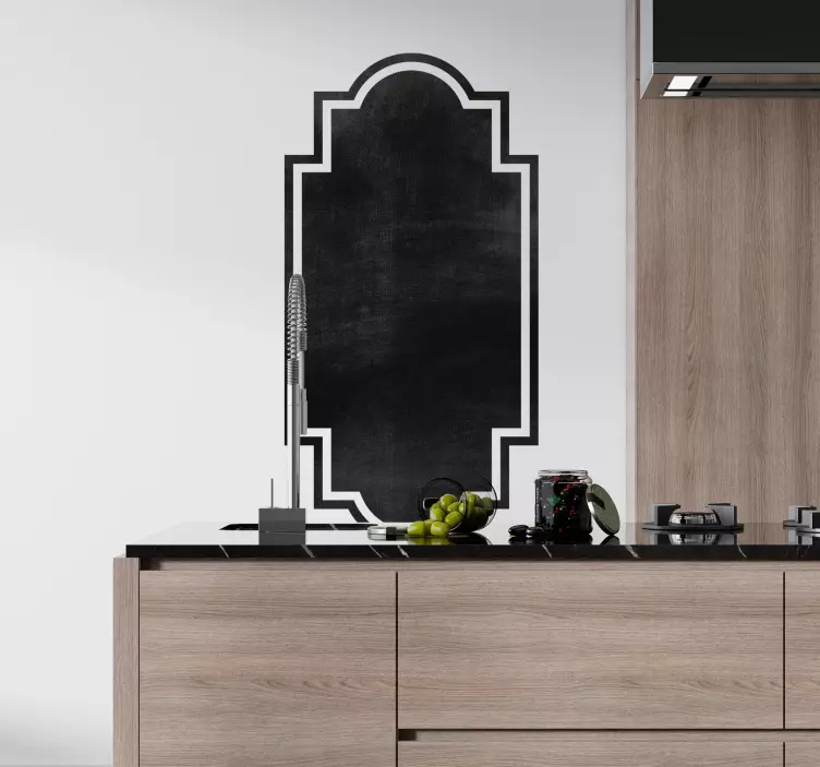 Blackboard Home Appliances write on sticker - TenStickers