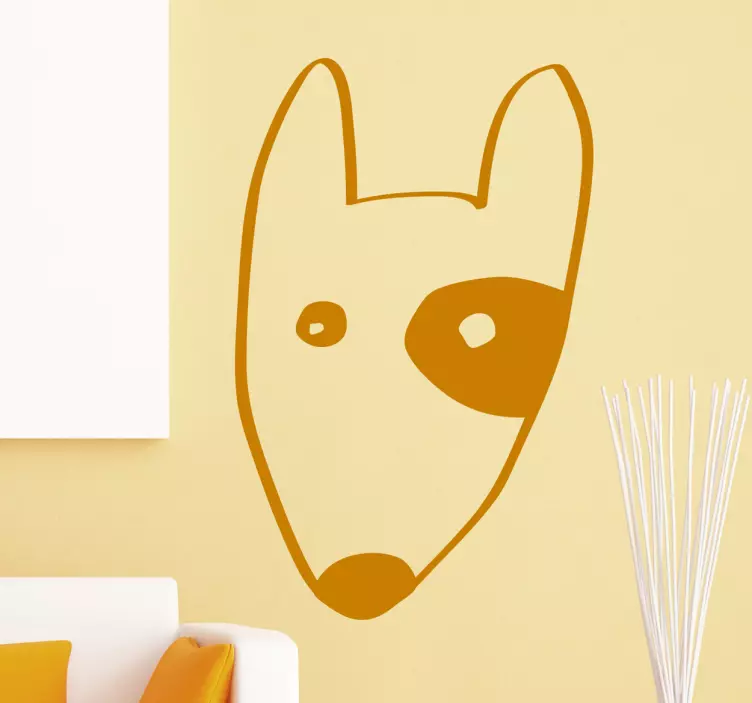 Bull Terrier Sticker - TenStickers