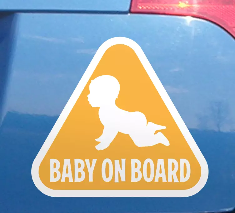 Child Safety Notice Baby on board sticker - TenStickers