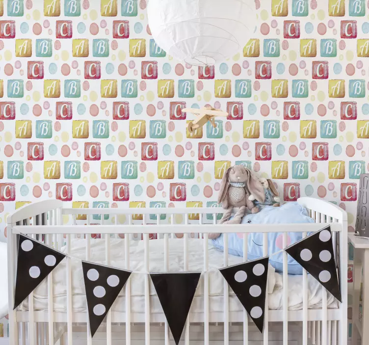 Children's alphabet Wall Mural sticker - TenStickers