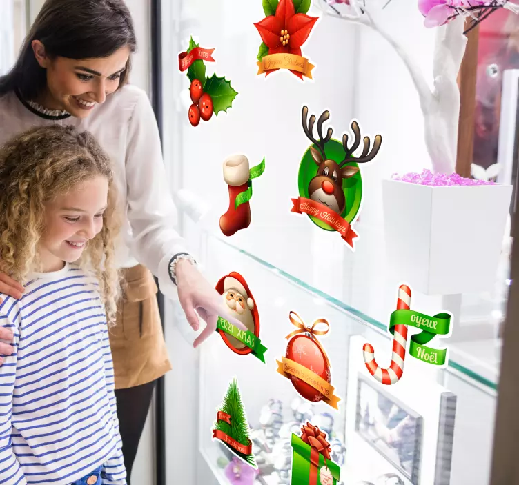 Christmas Spirit Stickers - TenStickers