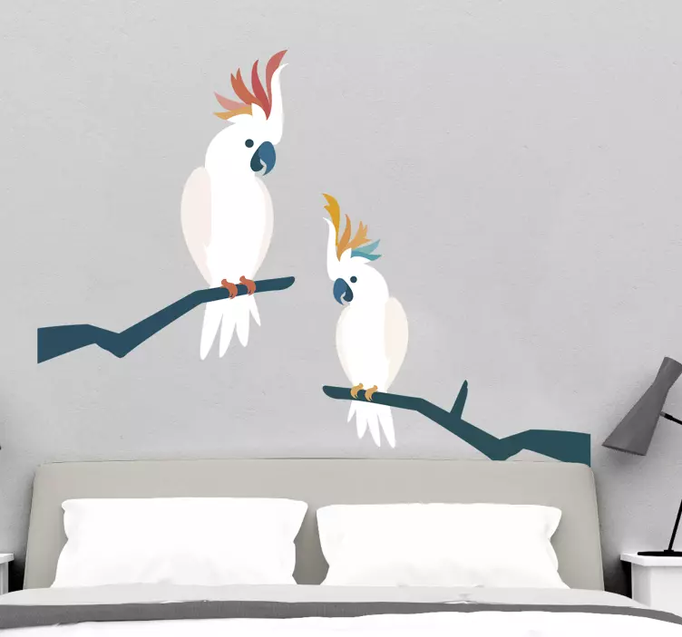 Cockatoo Animal Wall Sticker - TenStickers