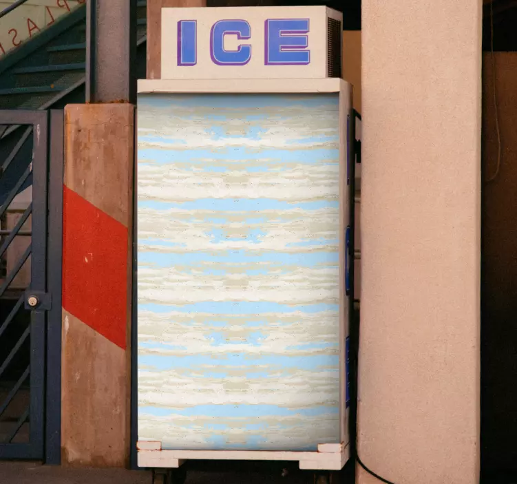 Cool coastal pattern object sticker - TenStickers