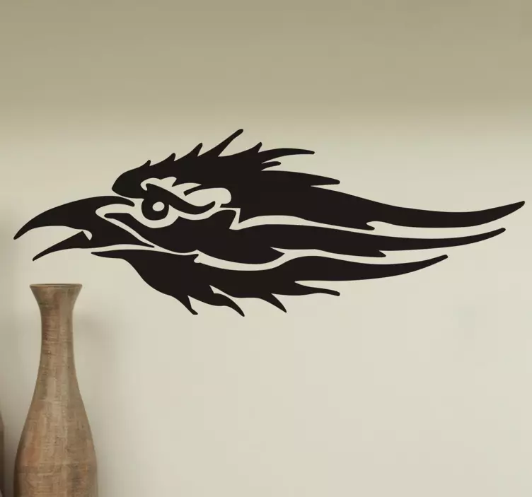 Crow icon Car vinyl Sticker - TenStickers