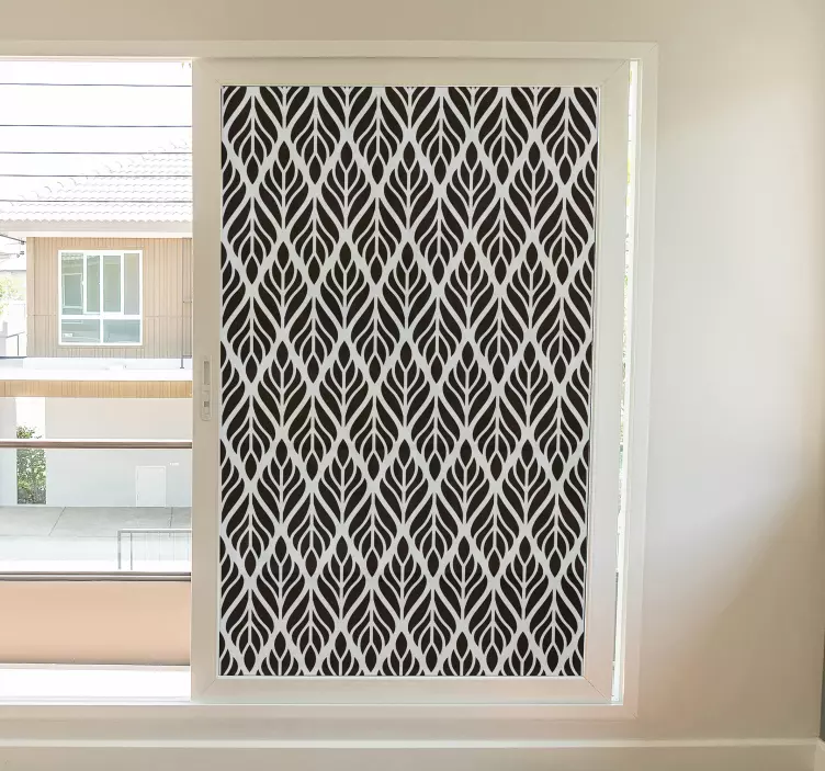 Crystal geometric shapes window sticker - TenStickers