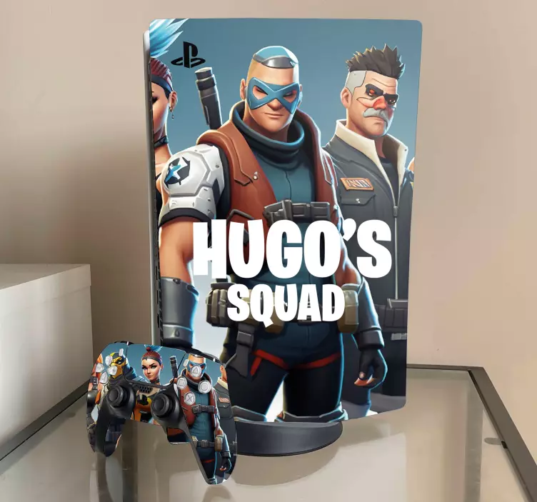 Custom Squad video game PS sticker - TenStickers