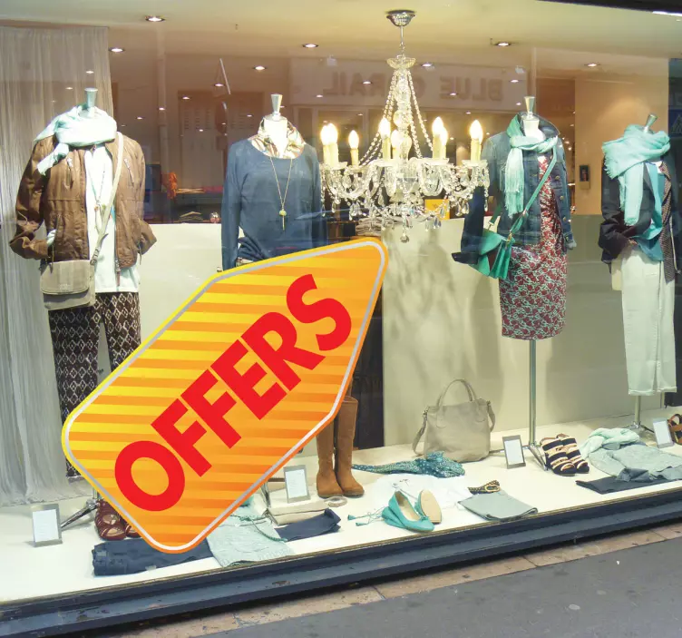 Customisable Yellow Arrow  Label Sticker - TenStickers