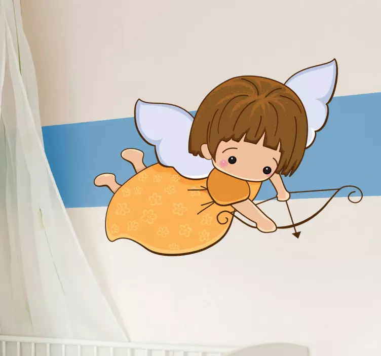 Cute Angelic Figure fairytale stickers - TenStickers