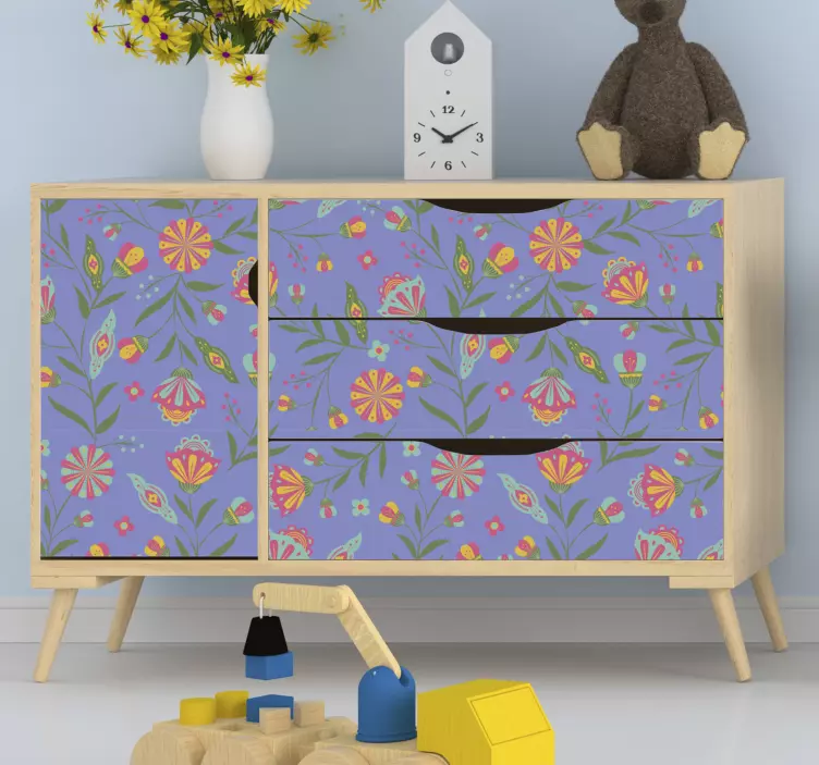 Cute design for kids furniture sticker - TenStickers