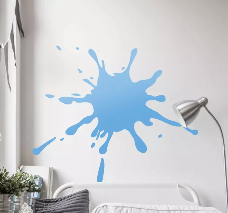 Decoration wall sticker colorful splash accents - TenStickers