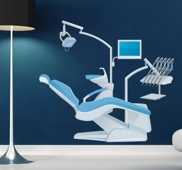 Dentist Chair Wall Sticker - TenStickers