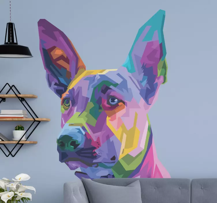 Dog Malinois  cat vinyl sticker - TenStickers