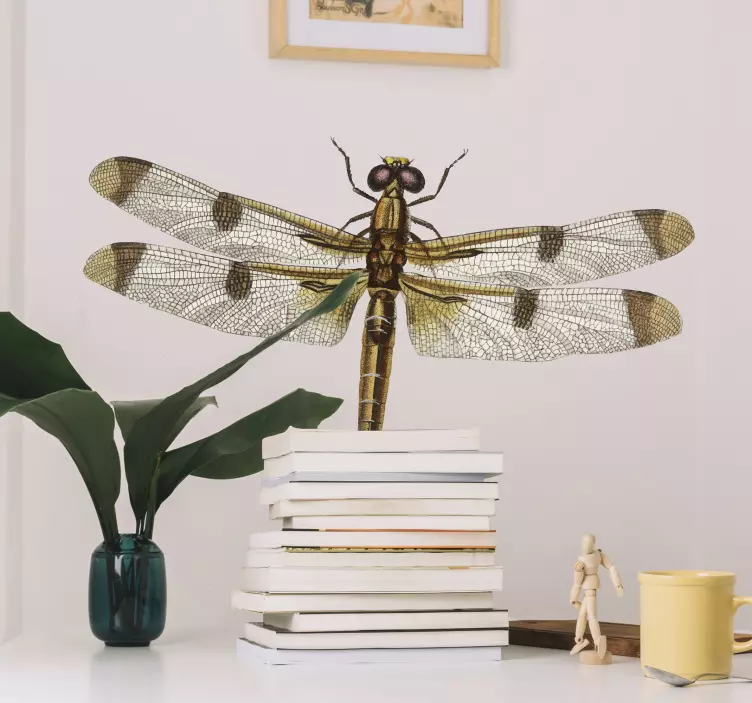 Dragonfly Insect Wall Sticker - TenStickers