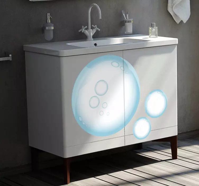 Droplets of Water Sticker - TenStickers