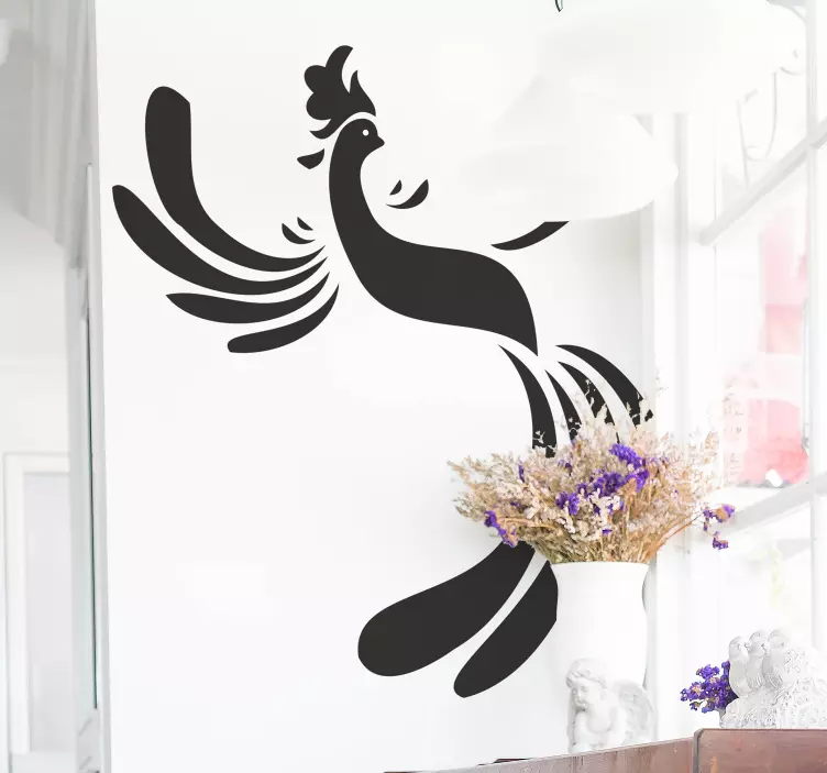 Elegant Bird Silhouette sticker birds - TenStickers
