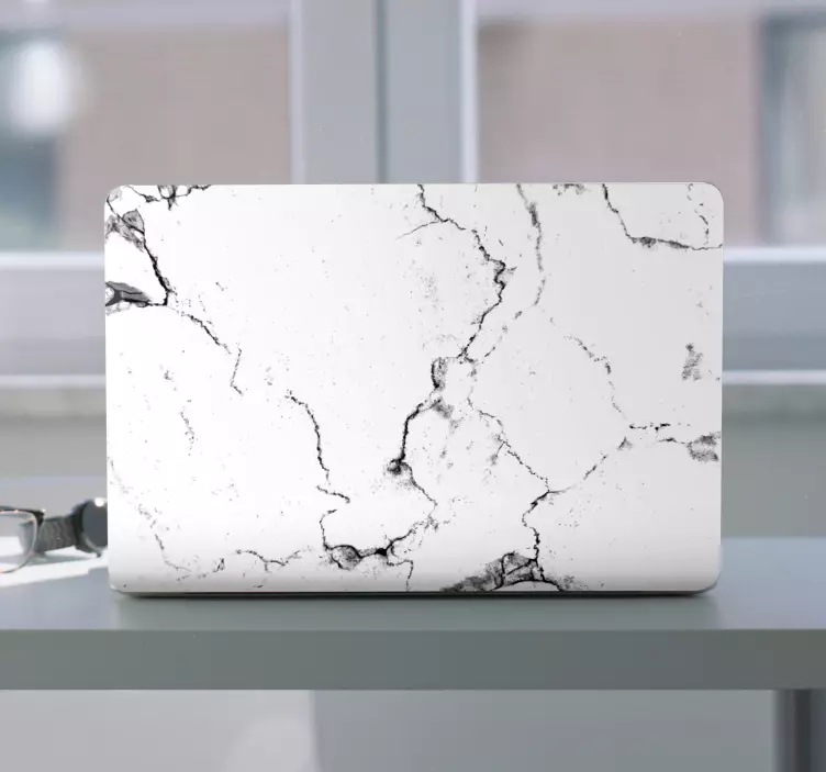 Elegant Marble Print laptop skin - TenStickers