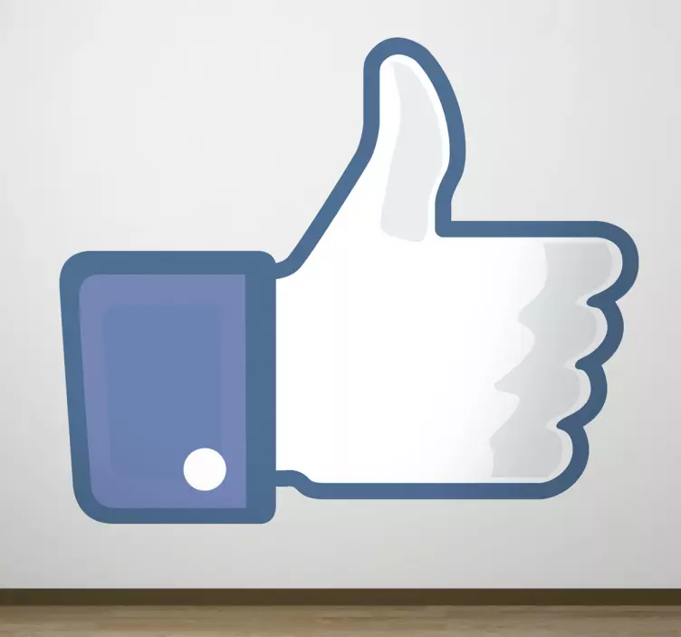 Facebook Like Icon Decal - TenStickers