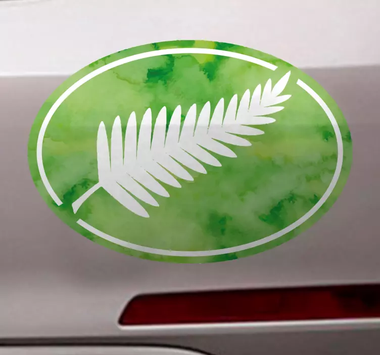 Fern Leaf design car sticker - TenStickers