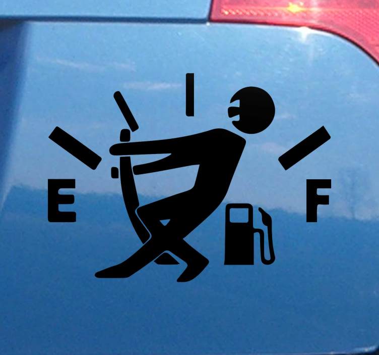 fighting for full gasoil car sticker - TenStickers