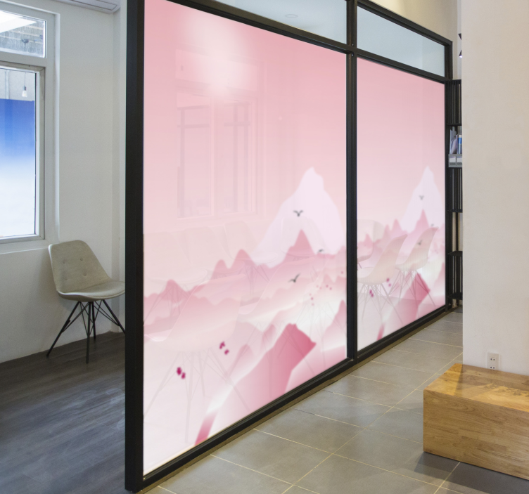 frosted office window sticker - TenStickers