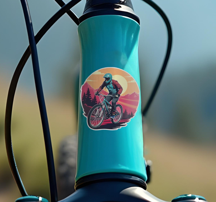 Chill  Summer bike sticker - TenStickers