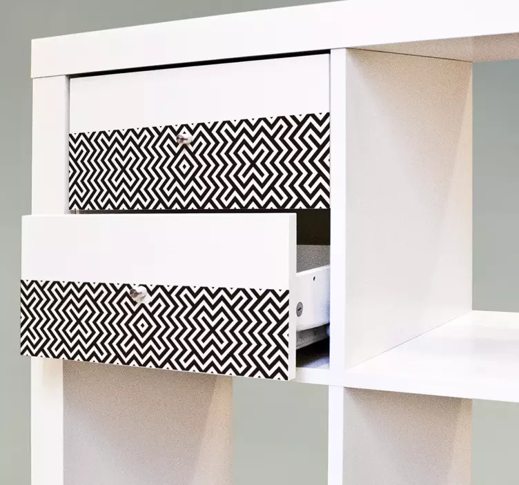 geometric for ore furniture sticker - TenStickers