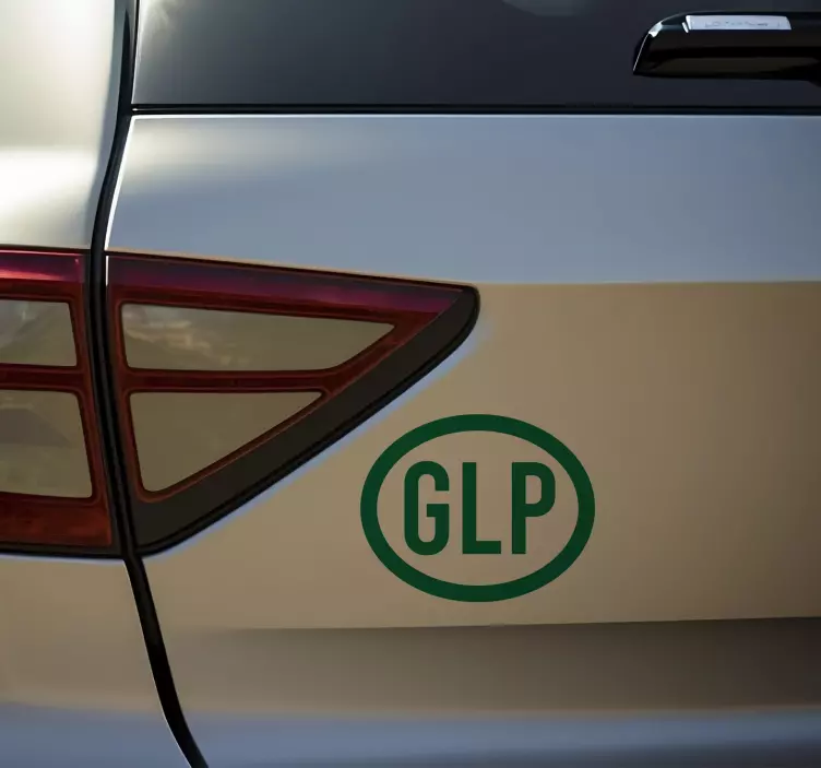 GLP logo car vinyl sticker - TenStickers