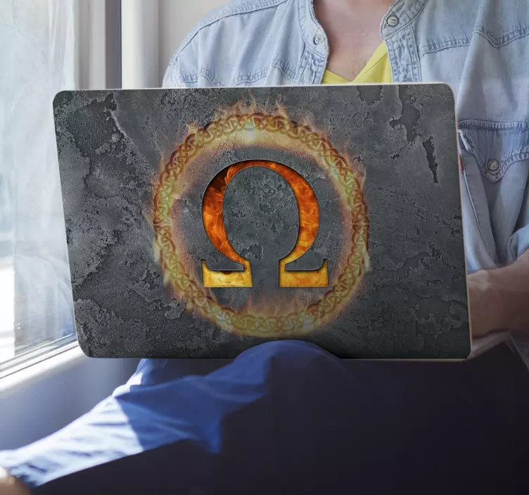 god of war laptop sticker - TenStickers