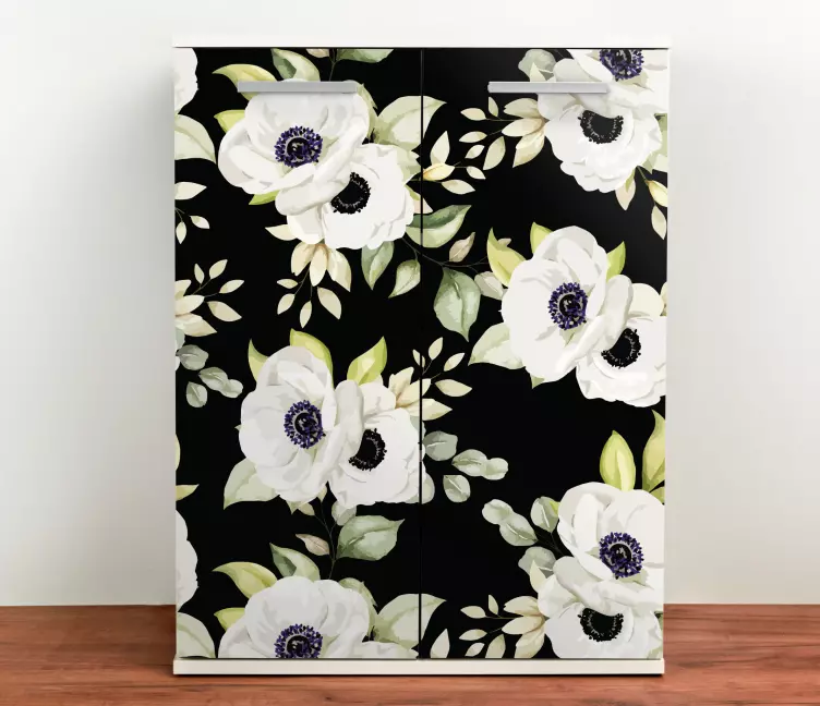Graceful Botanical Composition furniture sticker - TenStickers