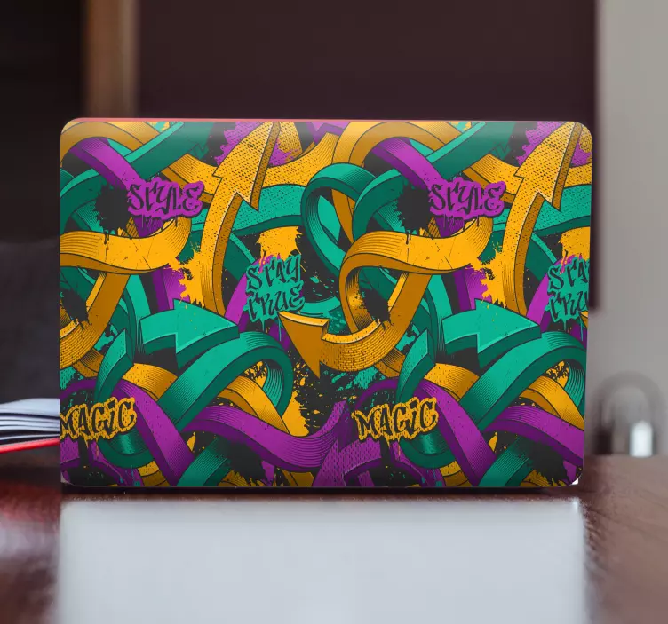 Graffiti art laptop skins - TenStickers
