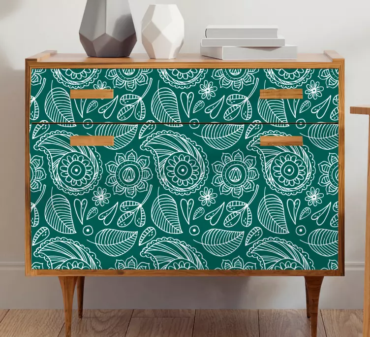 Green bandana design furniture decal - TenStickers