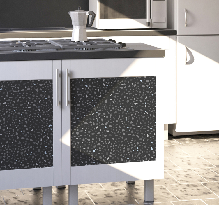 Grey stone furniture sticker - TenStickers