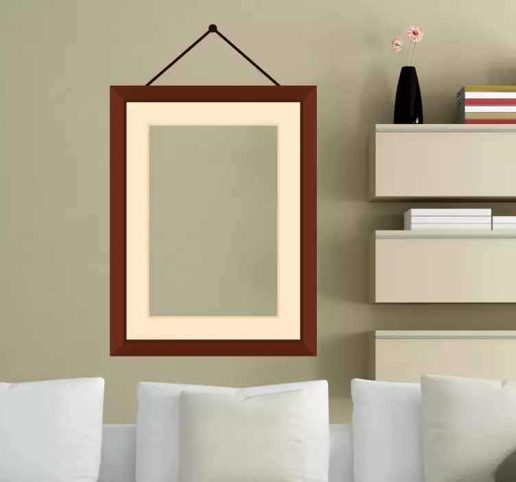 Hanging Photo Frame Sticker - TenStickers