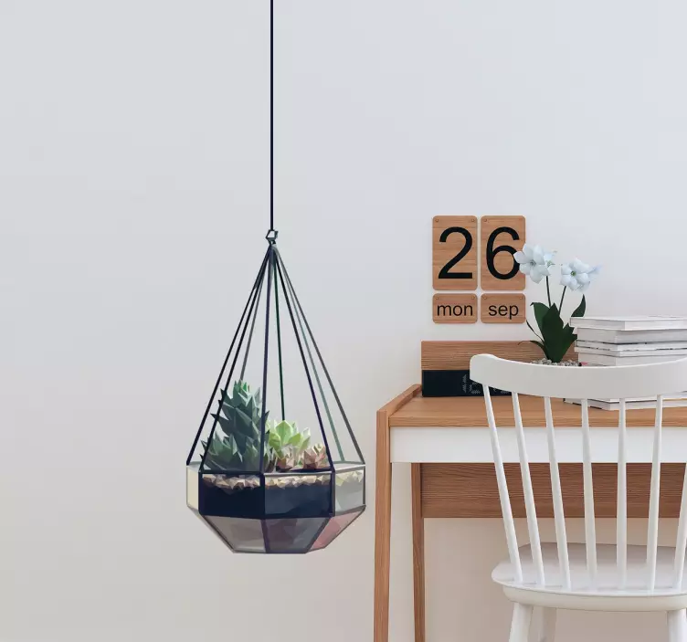 Hanging Plant Sticker - TenStickers