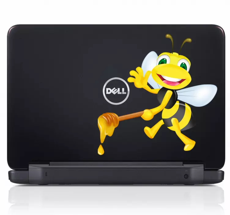 Honey Bee Laptop Stickers - TenStickers