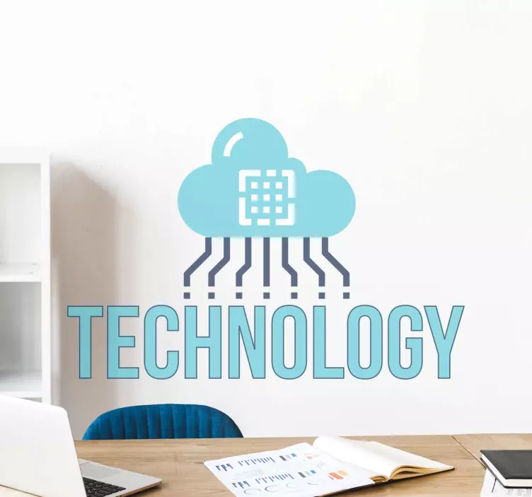 Internet sticker for cloud data connection - TenStickers