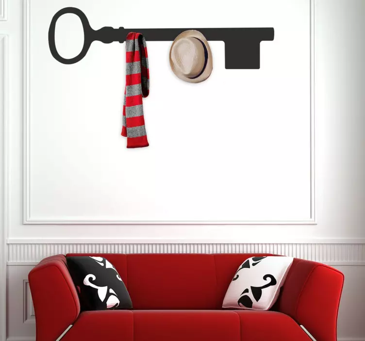 Key Hanging Rack Sticker for you - TenStickers