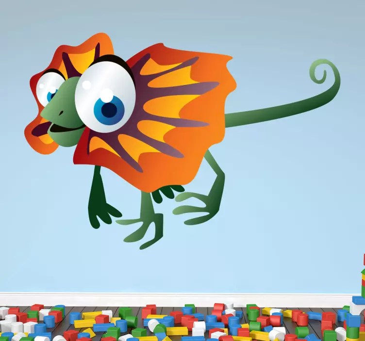 Kids Iguana Wall Sticker - TenStickers