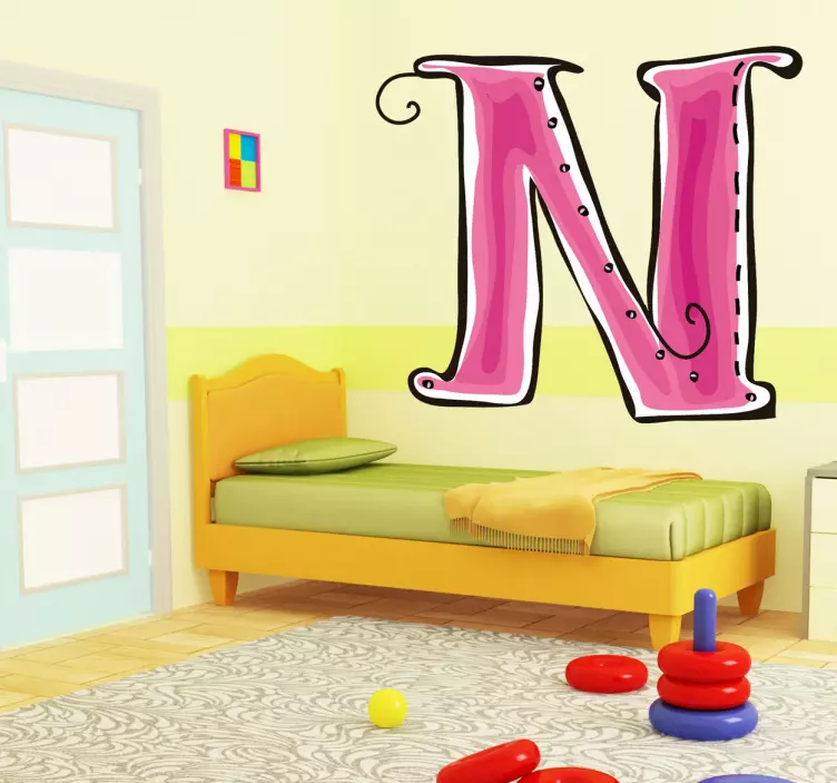 Letter N Sticker - TenStickers