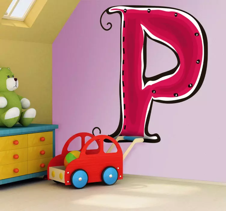 Letter P Sticker - TenStickers