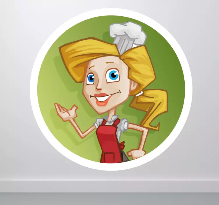 Mama Chef Wall Sticker - TenStickers