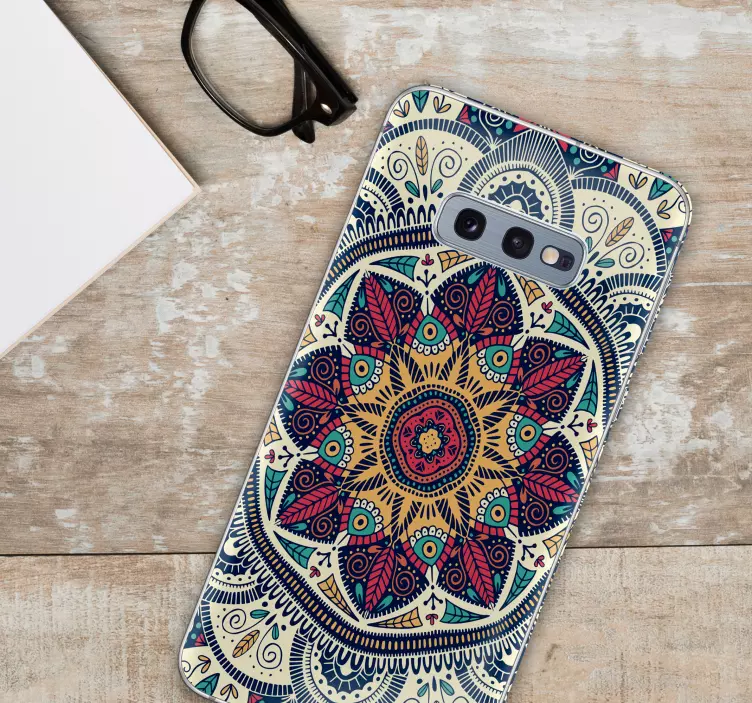 Mandala Samsung Phone Sticker - TenStickers