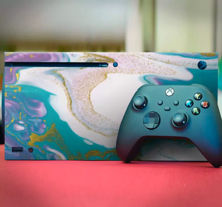 Marble Pattern Accent xbox wrap - TenStickers