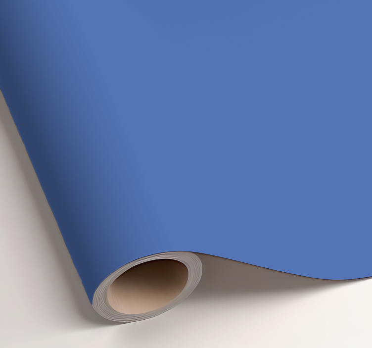 Matte Blue plain sticker - TenStickers