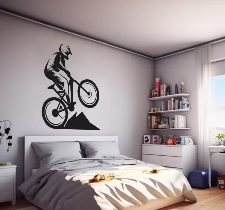 Mountain bike  teenage wall sticker - TenStickers