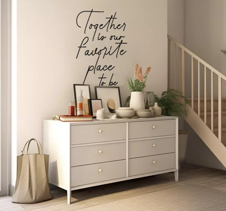 My favorite place door entrance sticker - TenStickers