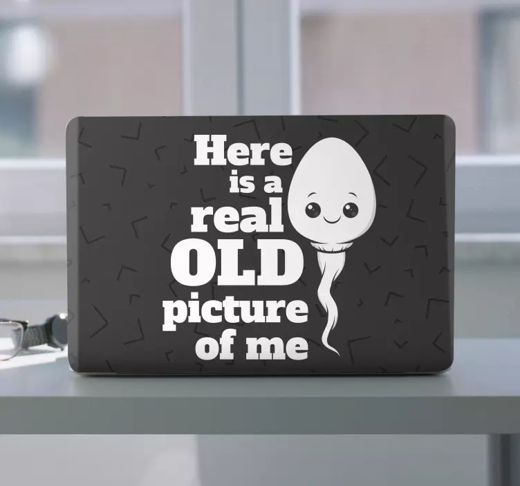 My old first picture fun design laptop skins - TenStickers